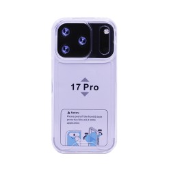 Hard Silicone Case for Apple iPhone 17 Pro Transparent Hard Silicone Case for Apple iPhone 17 Pro Transparent